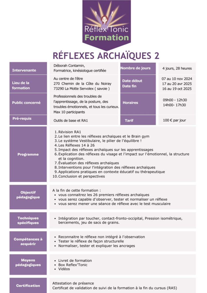 Reflexes archaiques 2