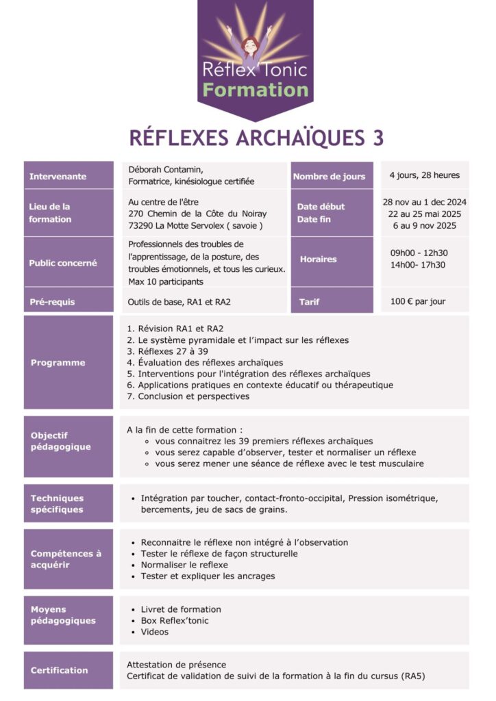 Reflexes archaiques 3